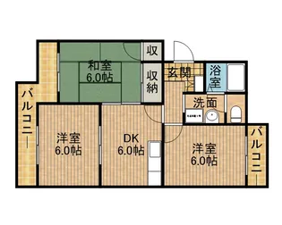 BOW&ARROW【2階】の間取り