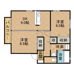 セティア21B【2階】の間取り