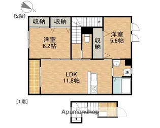 CIEL【2階】の間取り