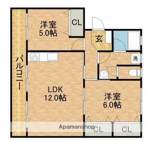 袴田マンション【3階】の間取り