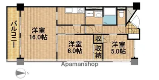 シティプレイス【7階】の間取り