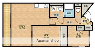 シティプレイス【5階】の間取り