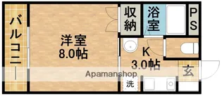 GLORY AOI【1階】の間取り