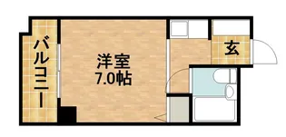 メイクスⅠ八幡【3階】の間取り