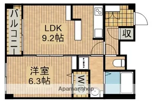 L’ALBA DI PRIMO【1階】の間取り