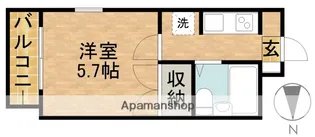 ガーデンコートTM和地山【2階】の間取り