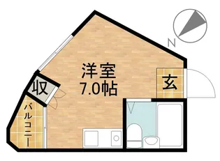 カーサ八幡【2階】の間取り