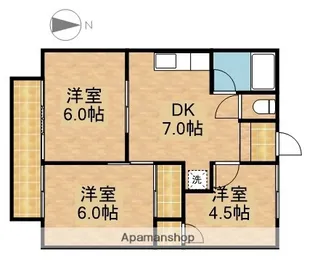 メゾン小池【2階】の間取り