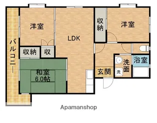 ハイツシャルマンⅠ【301号室】の間取り