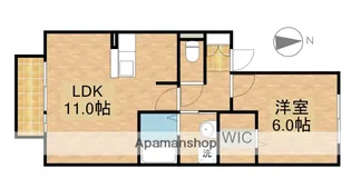 ピーノ・アーレC【2階】の間取り