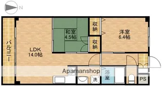 カルムシャンブル【304号室】の間取り