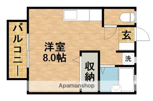 メゾン北山【102号室】の間取り