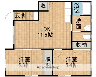 CELEBCASA【quart号室】の間取り