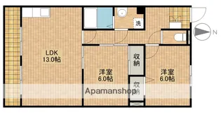 シャトーインTOKAI【3階】の間取り