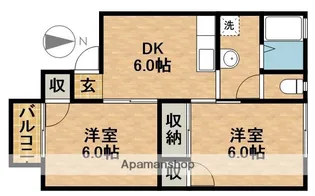 セジュール池田【1階】の間取り