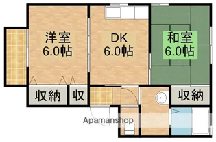 フラフィー【1階】の間取り