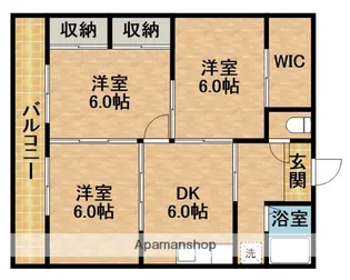 サザンクロス【2階】の間取り