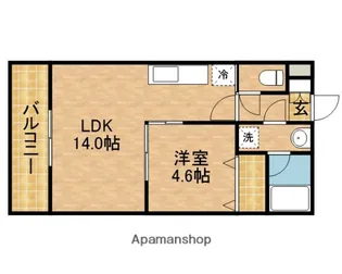 セレーノ【1階】の間取り