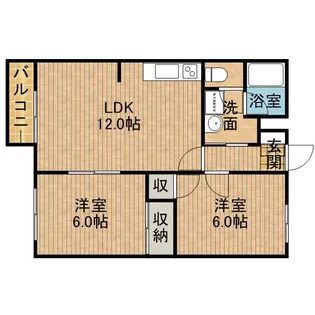 ホープスターA【1階】の間取り