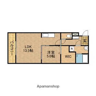 H&P【3階】の間取り