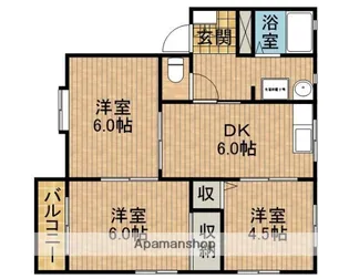 ヴァンヴェールⅡ【2階】の間取り