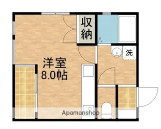 ポインセチア西ヶ崎【301号室】の間取り