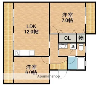 Eマンション【101号室】の間取り