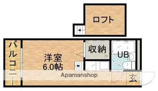 CASA元浜【202号室】の間取り