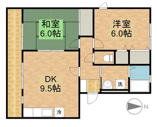 アチチュード【2階】の間取り