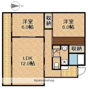 BELLE FORET A【3階】の間取り