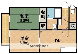 サンハイム【101号室】の間取り