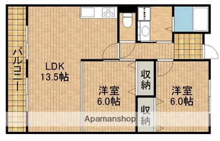 ライフポート野口【1階】の間取り