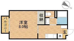 棒屋第3住吉ハイツ【1階】の間取り