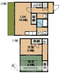静岡県浜松市中央区和合町【一戸建】の間取り