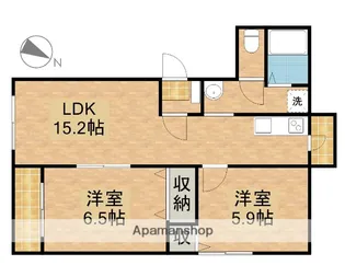 ピュアレイク浜名湖【3階】の間取り