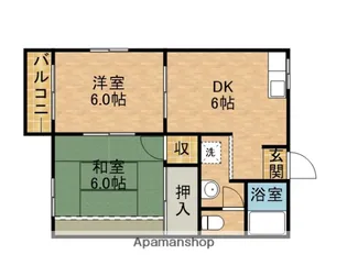 T−STYLE伊太B【2階】の間取り
