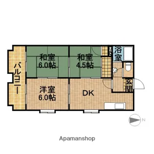 スカイロイヤル12【3A号室】の間取り