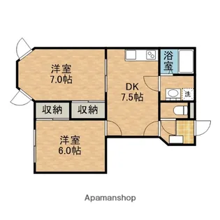 プレッソ【1階】の間取り
