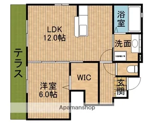 LA LUCE A【1階】の間取り