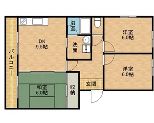 カームヒルズS【2階】の間取り