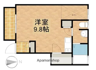 サーフハウス【107号室】の間取り