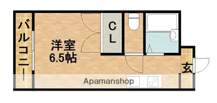 元浜グリーンホームズ【5階】の間取り