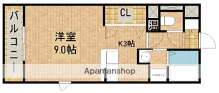 S・AMK【3階】の間取り