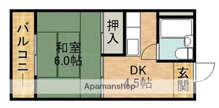 エーデルワイス【203号室】の間取り