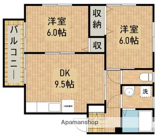 クラウンハイツN【1階】の間取り
