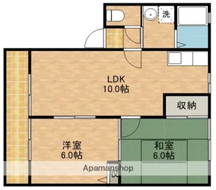レイエステート【1階】の間取り