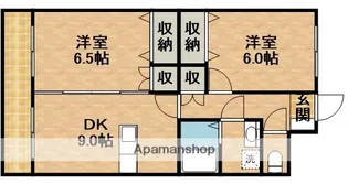アビタシオン天王Ⅴ【1階】の間取り