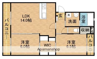 ベルヌーイ【1階】の間取り