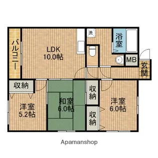 ファインステージ【4階】の間取り