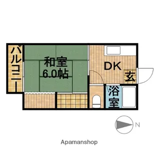 アーバンハイツⅡ【2階】の間取り